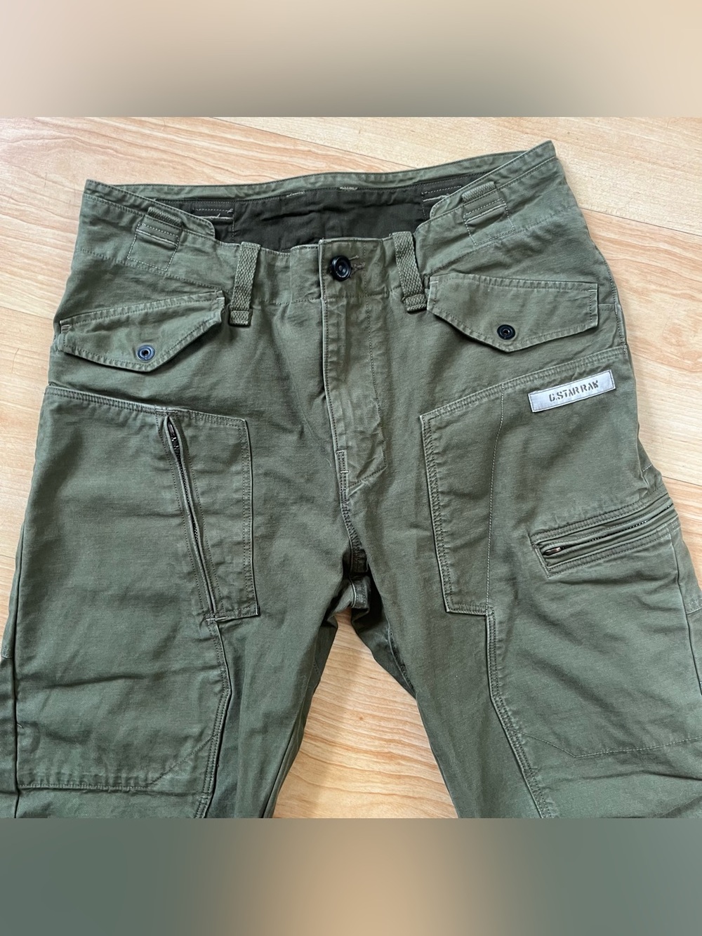 G-Star Raw Rco Powel 3D Tapered Cargo Pants 31W Army Military Green Archive